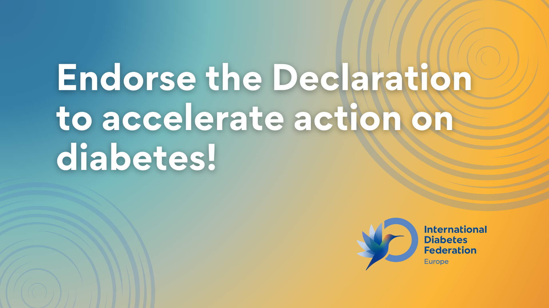 Endorse the Declaration - IDF Europe Site