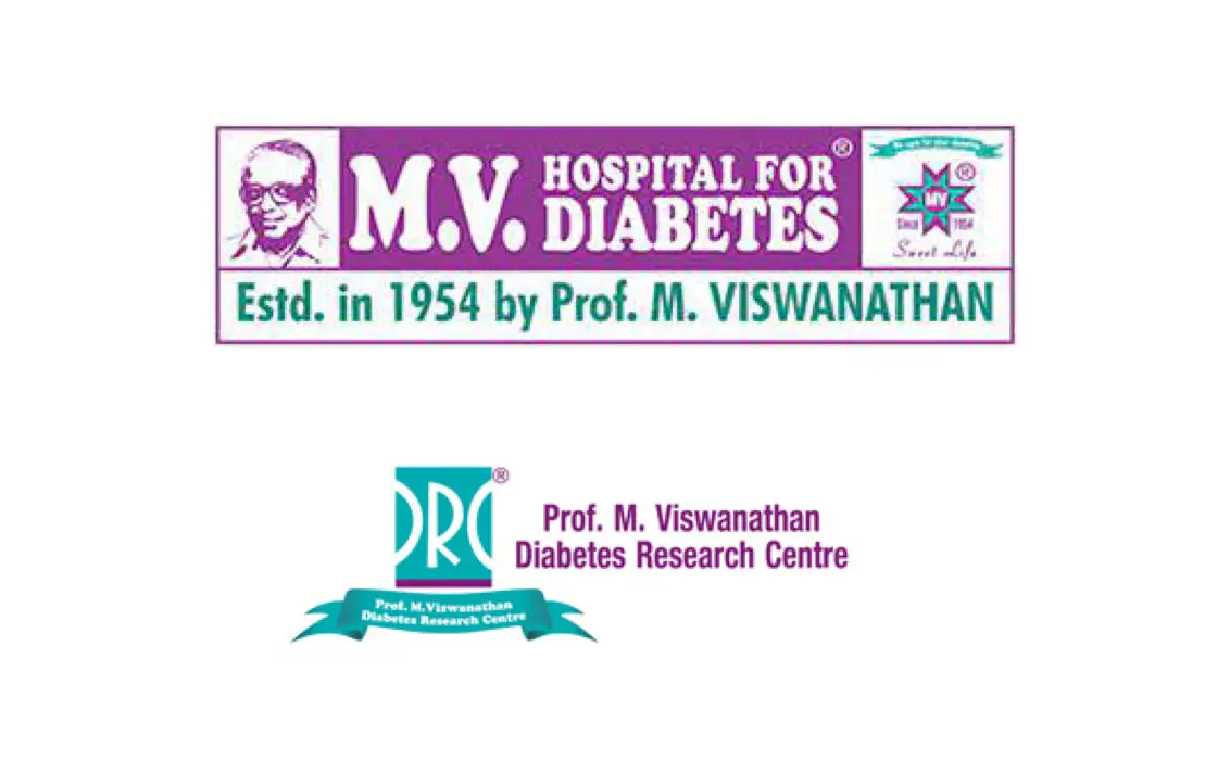 M V Hospital for Diabetes' Logo