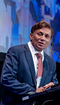 Prof Akhtar Hussain, IDF President