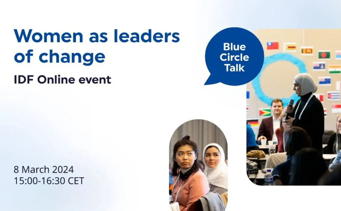 IDF Blue Circle Talk Women as leaders of change