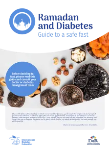 Cover of guide Ramadan and diabetes