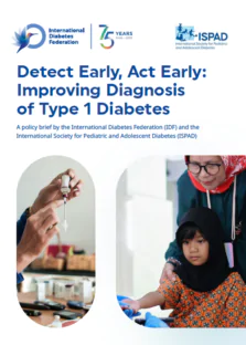 IDF-ISPAD T1D policy brief cover